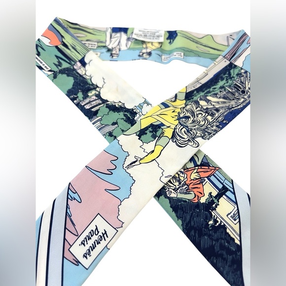 Hermes  Wow Twilly Scarf - Picture 4 of 8